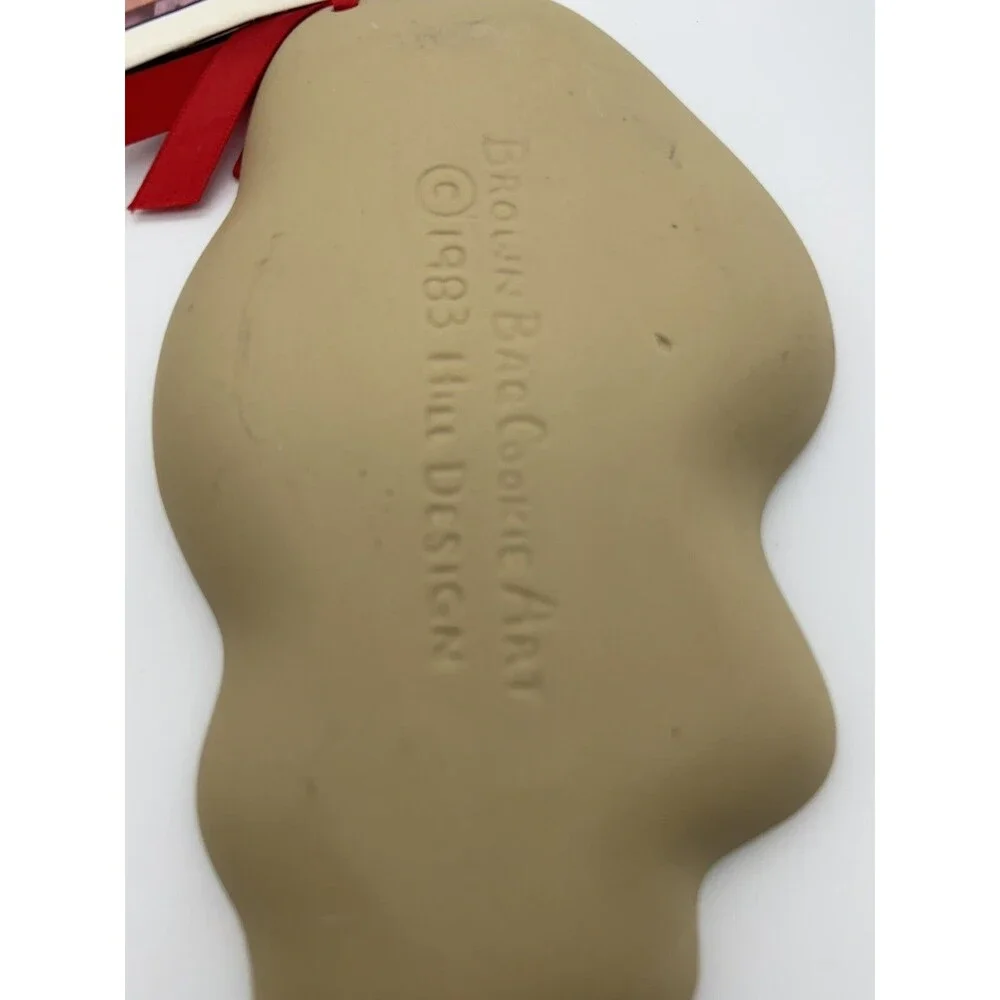 3-Brown Bag Cookie Art and Craft Molds 1983, 1989 and 1997 Christmas Molds